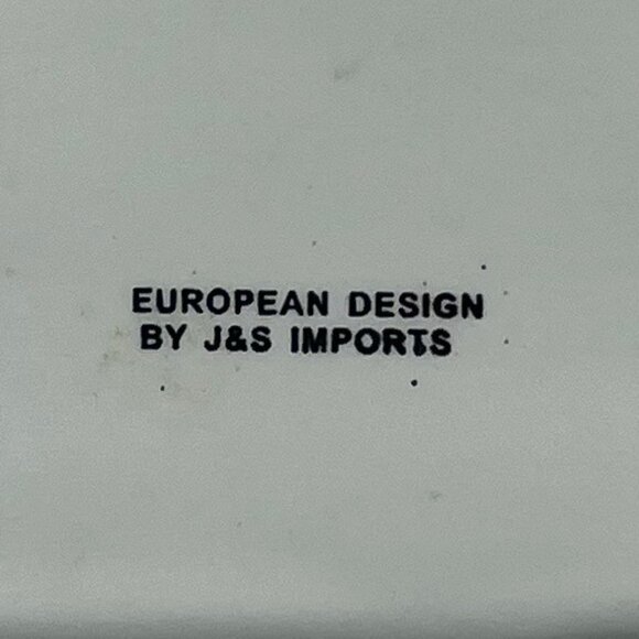 J&S Imports Classic Cucina Italiana Ceramic 2 Section Appetizer Serving Dish - Picture 3 of 6